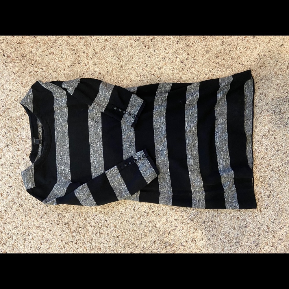 J. Crew striped jersey dress